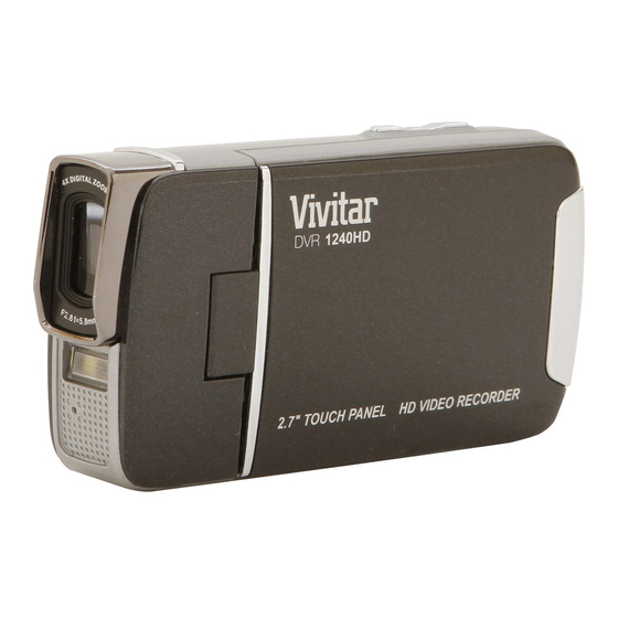 Vivitar DVR 1240HD Manuals