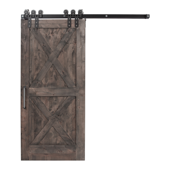 RUSTICA Double X Door Assembly Instructions