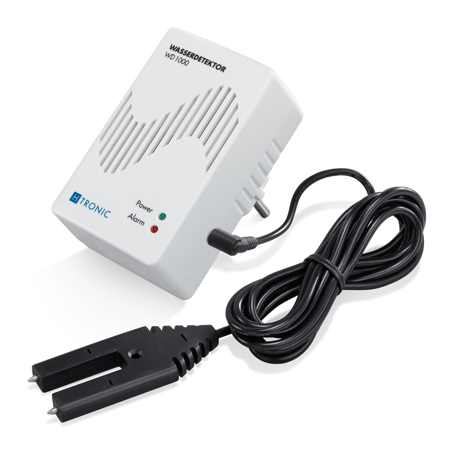 User Manuals: H-Tronic WD 1000 Water Detector