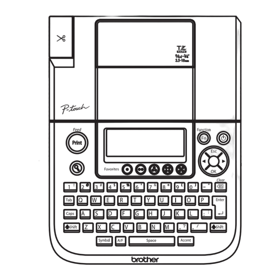 Brother P-Touch PT-1830 User Manual