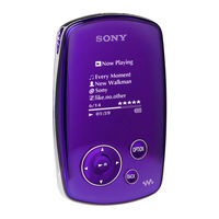 Sony NW-A1000 User Manual