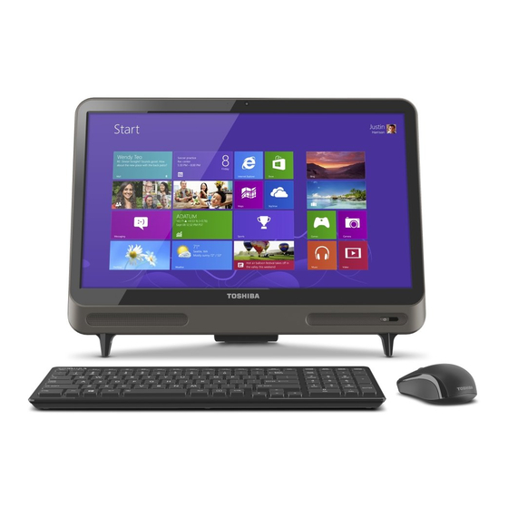 Toshiba LX815-D1310 All-in-One Desktop Manuals
