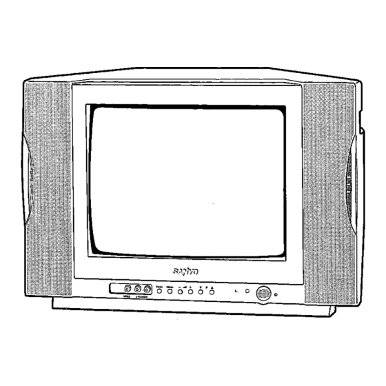 Sanyo CP14KX2 CRT Television Manuals