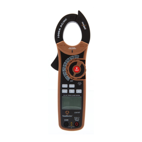 Southwire 22070T Operating Instructions Manual