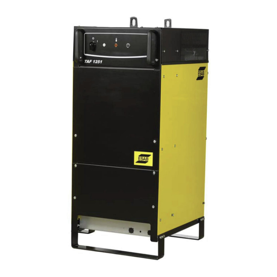 ESAB TAF 1251 Manuals