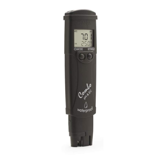 Hanna Instruments Nuovo-33 Manual