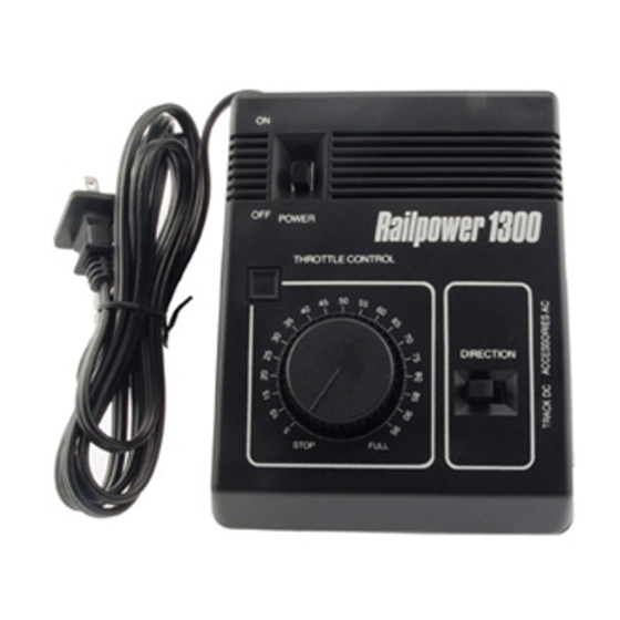 MRC Railpower 1300 Manual