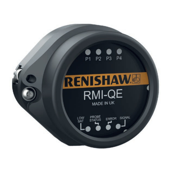 Renishaw RMI-QE Quick Start Manual
