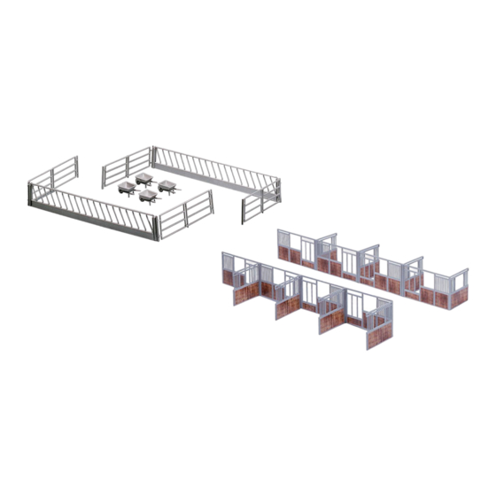 Faller STABLE INTERIOR EQUIPMENT 130525 Assembly Instructions