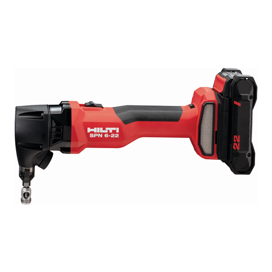 Hilti NURON SPN 6-22 Manual