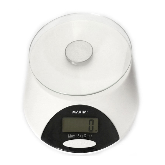 Maxim kitchen pro MKS01 Quick Start Manual