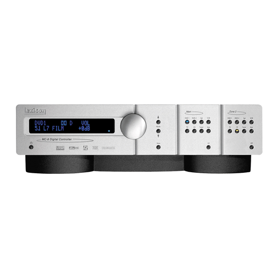 Lexicon MC-8 Software Upgrade Instructions