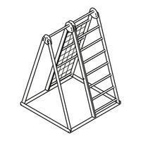 Montessori Furniture Wood and Hearts Large Triangle Assembly Details