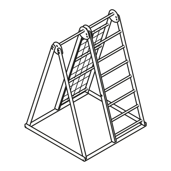 Montessori Furniture Wood and Hearts Large Triangle Assembly Details