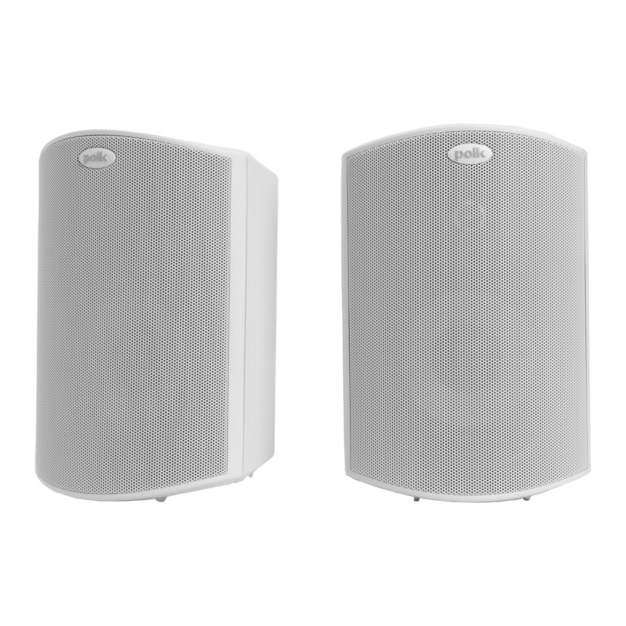 Polk Audio ATRIUM 5 / 4 / 6 / 7 / 8 SDI Manual
