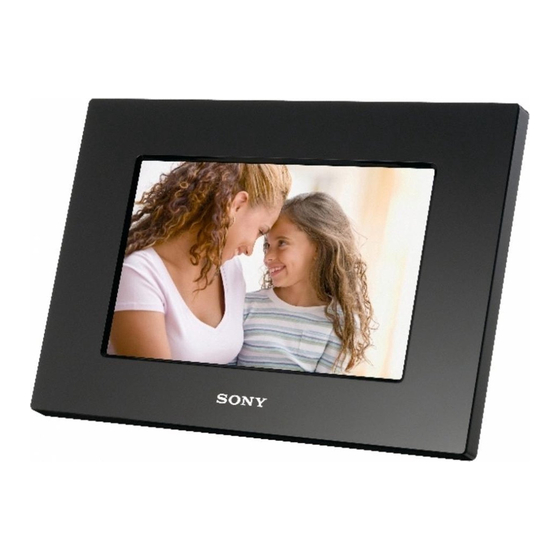 Sony DPF-A710 Specifications