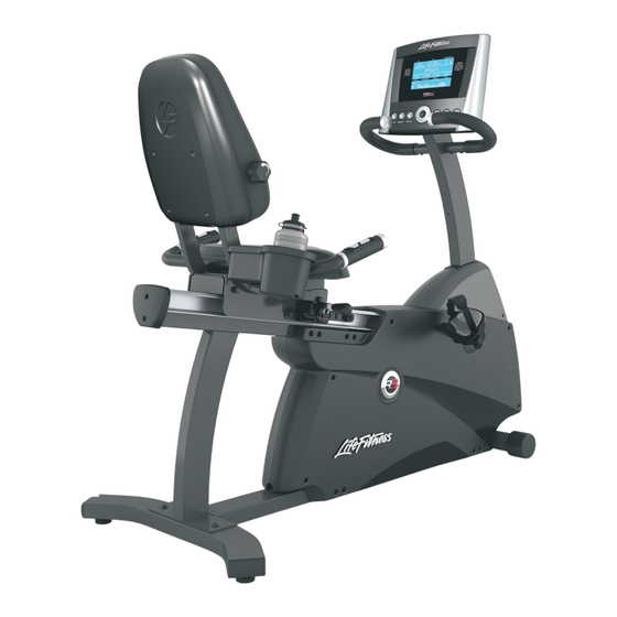 Life Fitness LIFECYCLE R1 Assembly Instructions