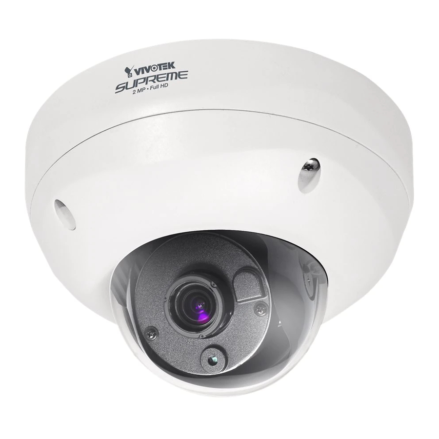 Vivotek FD8362 Quick Installation Manual