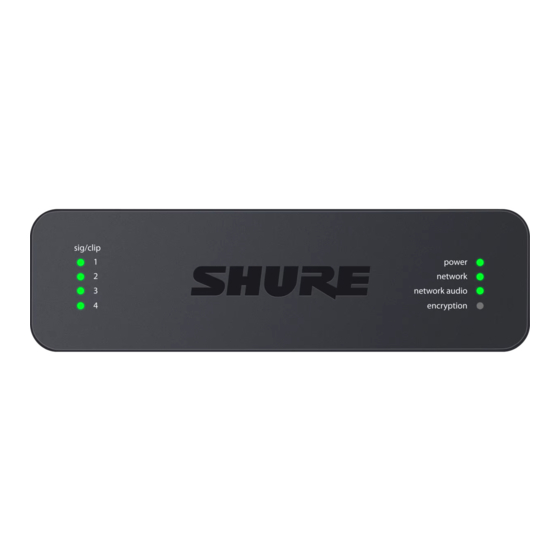 Shure ANI4OUT-BLOCK Manual