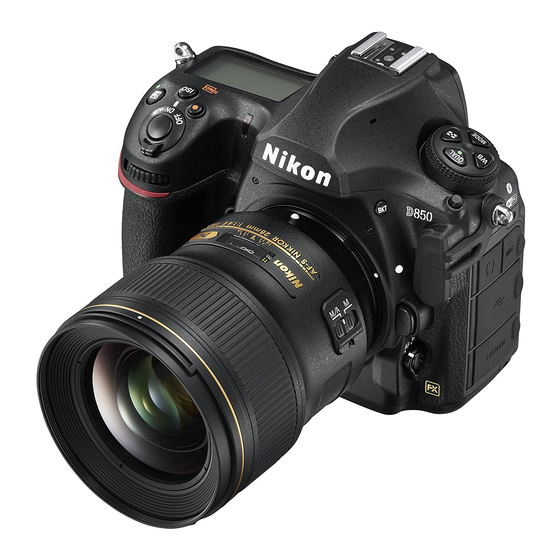 Nikon D850 Manuals