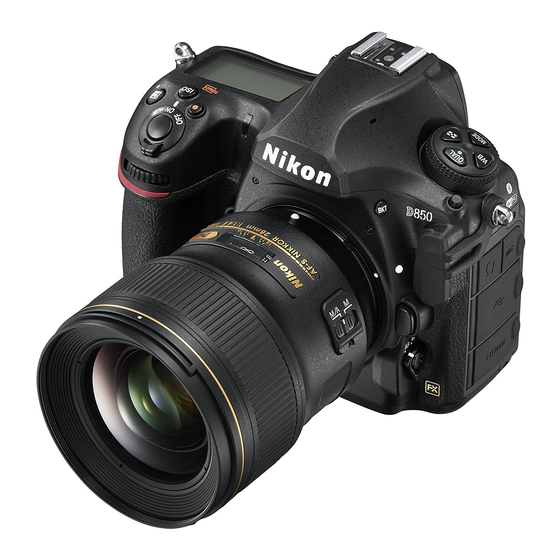 NIKON D850 TECHNICAL MANUAL Pdf Download ManualsLib