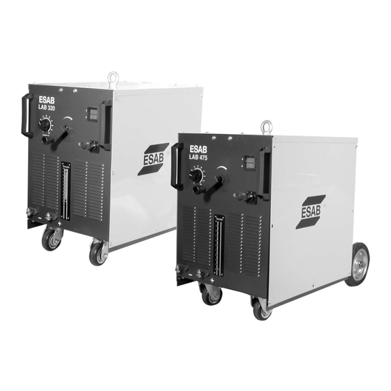 ESAB LAB Series Instruction Manual