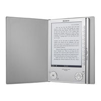 Sony PRS 505 - Reader Digital Book User Manual