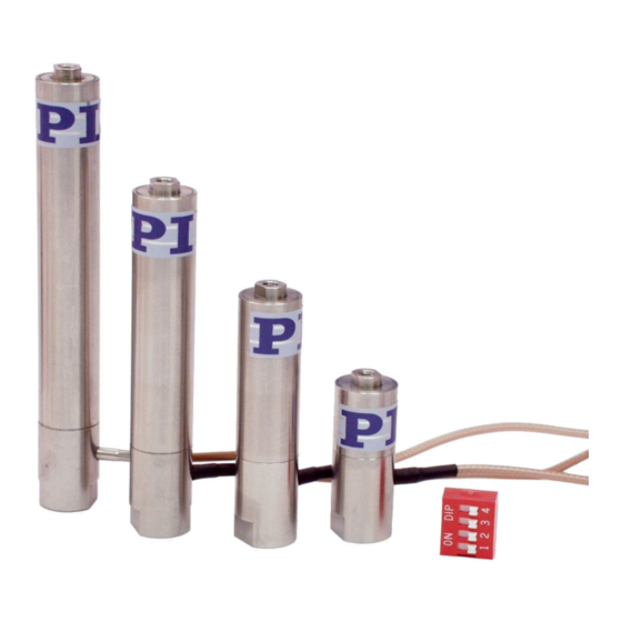 User Manuals: PI PICMA P-840 Preloaded Piezo Actuator