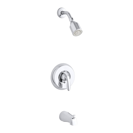 Kohler K-T15601 Installation Manual