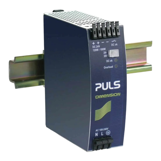 Puls DIMENSION QS5-Series Instruction Manual