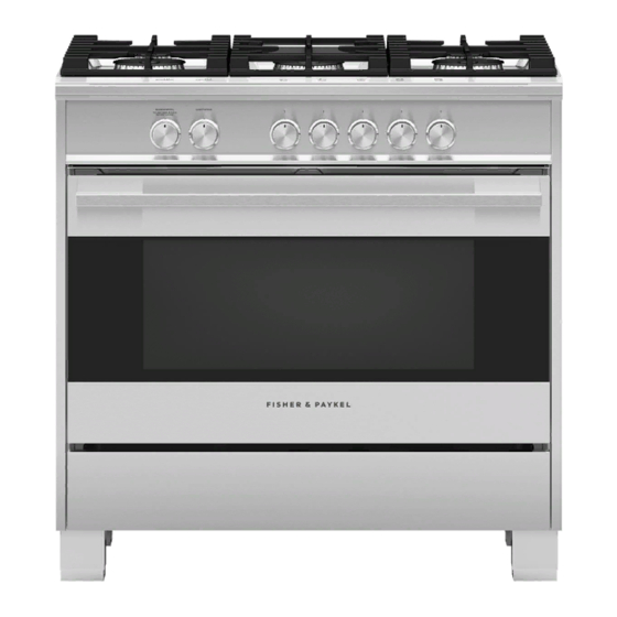 Fisher & Paykel OR36SDG4X1 Manual