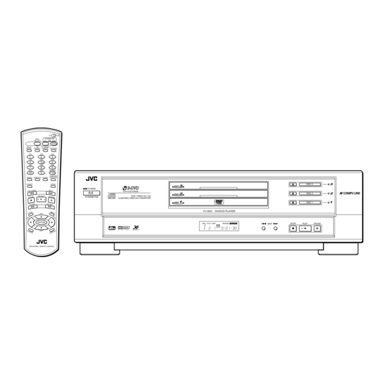 JVC XV-M50BKC DVD Video Player Manuals