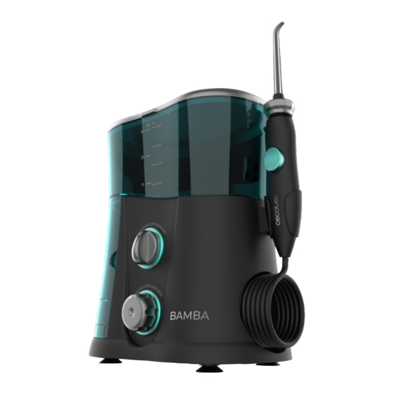 cecotec BAMBA TOOTHCARE 1200 JET PRO Instruction Manual