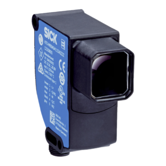 SICK Prime KTS-WB9A34115A Series Manual