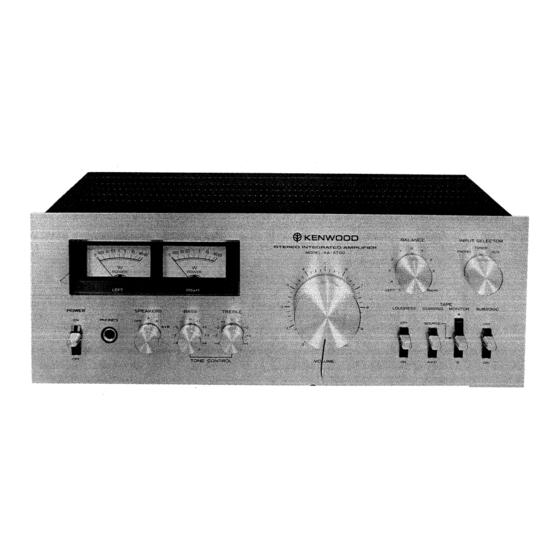 Kenwood KA-5750 Service Manual