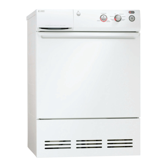 Asko TD25 Service Manual