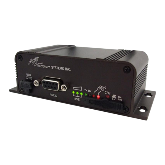 Microhard Systems IPn4Gii Operating Manual