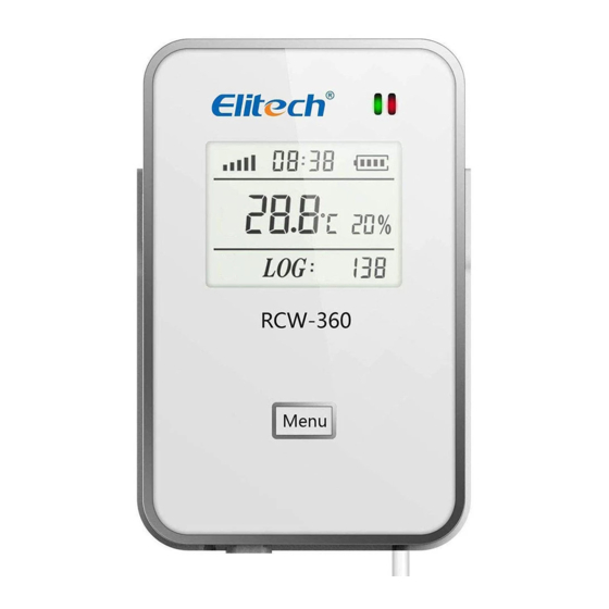 Elitech RCW-360 User Manual