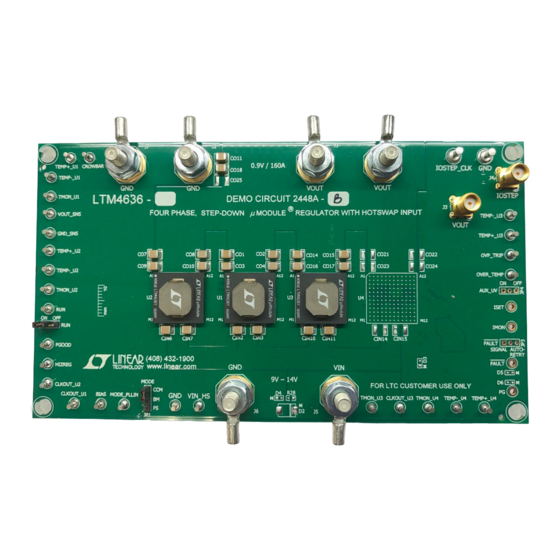 Linear ANALOG DEVICES DC2448A-B Demo Manual
