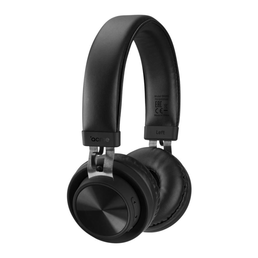 ACME BH203 - Bluetooth Earphones Manual