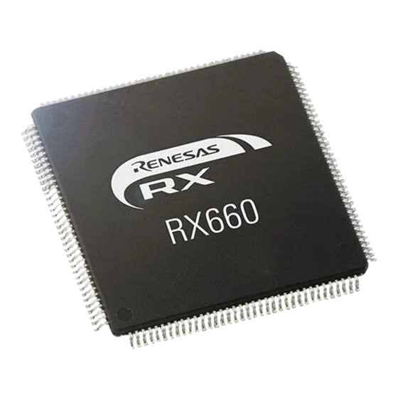 Renesas RX600 Series Application Note