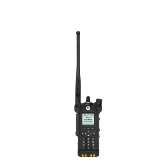 Motorola solutions APX 8000 User Manual