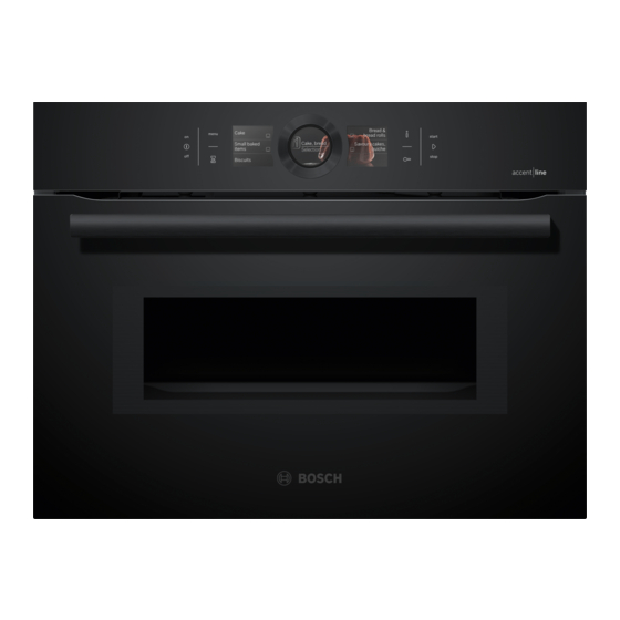 Bosch CMG836N 1 Series User Manual And Installation Instructiions