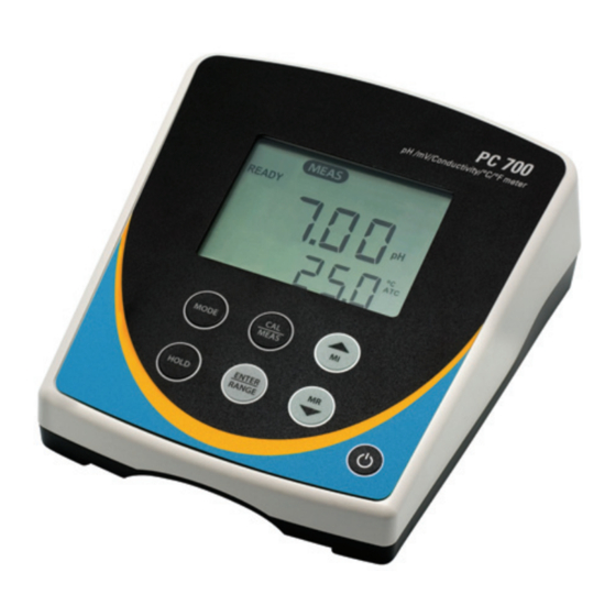 EUTECH INSTRUMENTS PC 700 Instruction Manual