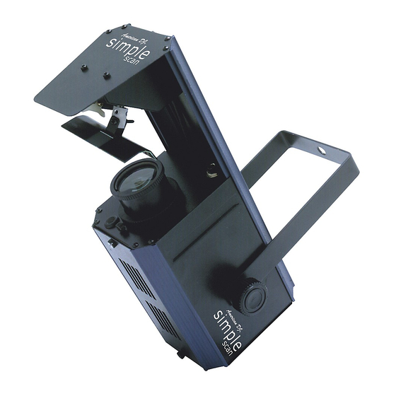 American DJ Simple Scan User Instruction