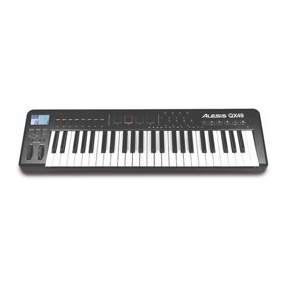 Alesis WX49 Quick Start Manual