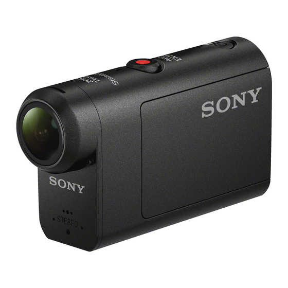 Sony HDR-AS50 Manual