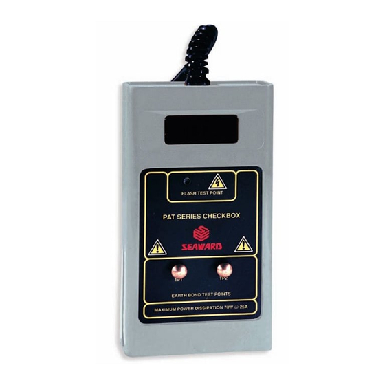 Seaward 227A910 Operation Instructions