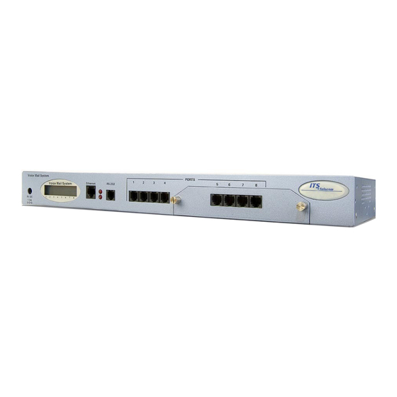 User Manuals: ITS Telecom VME Elite Voice Mail System