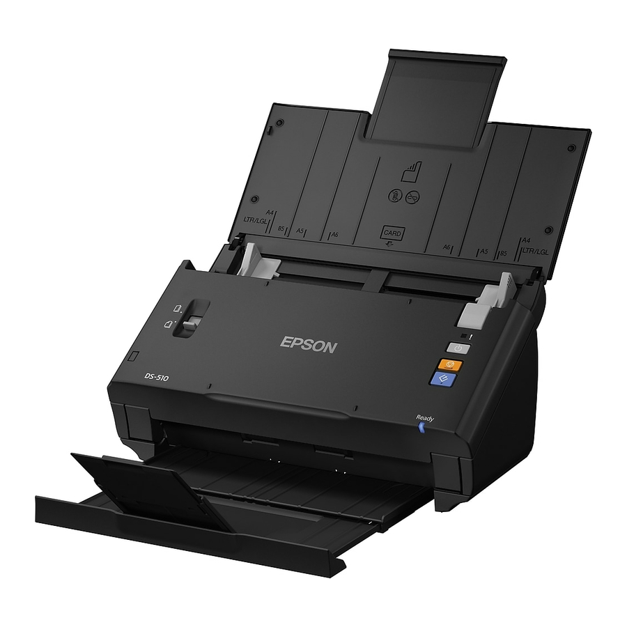 Epson DS-510 Setup Manual